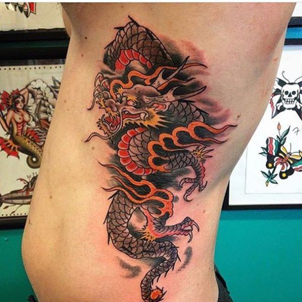 Simple Dragon Tattos