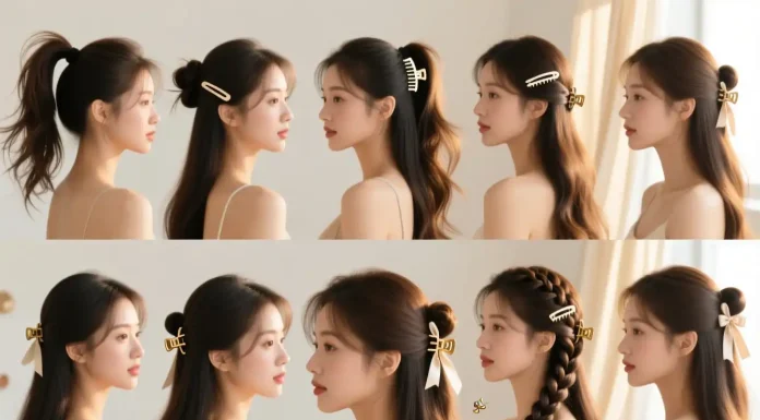 20 Easy Claw Clip Hairstyles for Long Hair