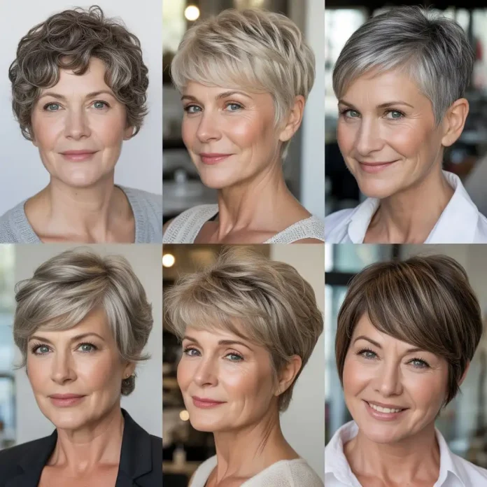 20 Short Pixie Haircuts for Mature Women