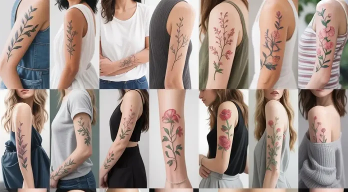 20 Women’s Floral Lower Arm Tattoo Ideas Enhancing Casual Everyday Style
