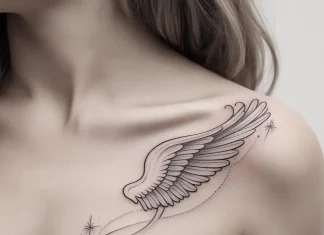 21 Angel Tattoos for Women Expressing Soft Spiritual Elegance
