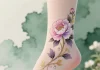 21 Flower Ankle Tattoo Ideas for Women 21 Flower Ankle Tattoo Ideas for Women