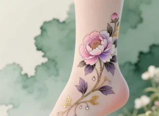 21 Flower Ankle Tattoo Ideas for Women