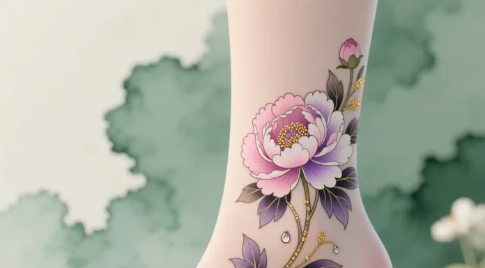 21 Flower Ankle Tattoo Ideas for Women