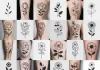 21 Guys Flower Tattoo Designs Shaping Clean Modern Ink Trends