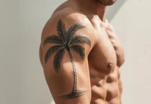 21 Palm Tree Tattoo Design Ideas Capturing Laid-Back Tropical Vibes