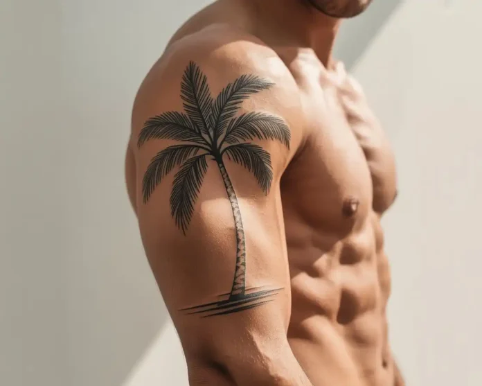 21 Palm Tree Tattoo Design Ideas Capturing Laid-Back Tropical Vibes