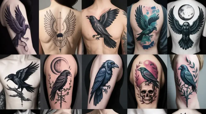 21 Raven Tattoo Ideas Redefining Dark Symbolic Body Art