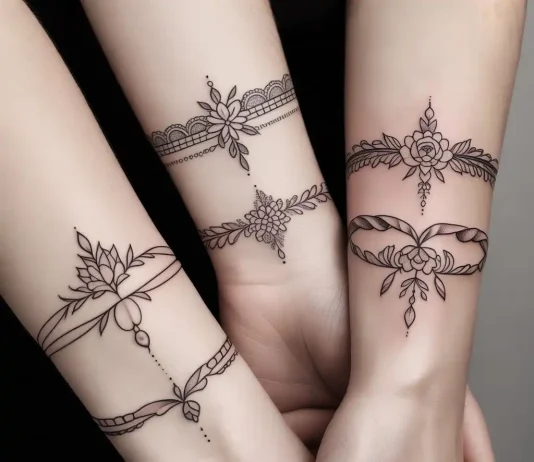 22 Feminine Bracelet Tattoo Ideas Creating Elegant Wrapped Designs