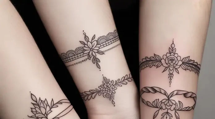 22 Feminine Bracelet Tattoo Ideas Creating Elegant Wrapped Designs