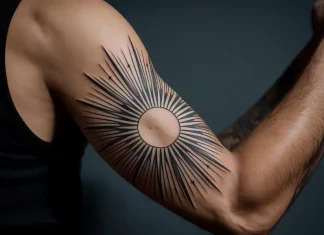 23 Sun Tattoo Design Ideas Brightening Modern Symbolic Ink