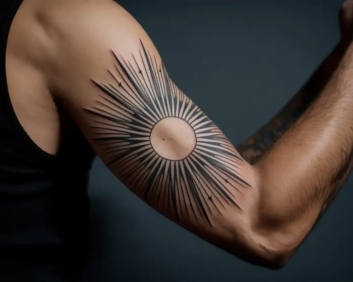 23 Sun Tattoo Design Ideas Brightening Modern Symbolic Ink