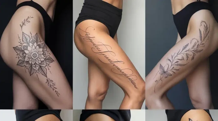 23 Thigh Tattoos for Women Enhancing Bold Feminine Statement Looks