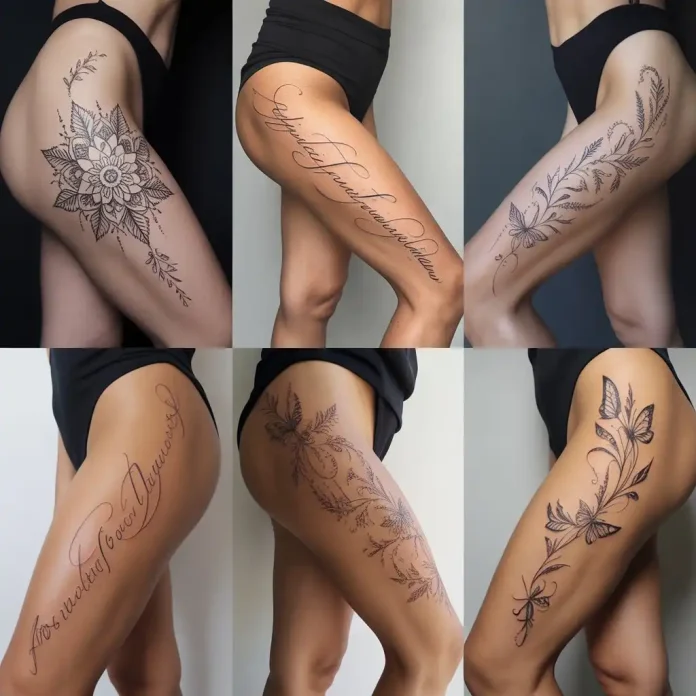 23 Thigh Tattoos for Women Enhancing Bold Feminine Statement Looks