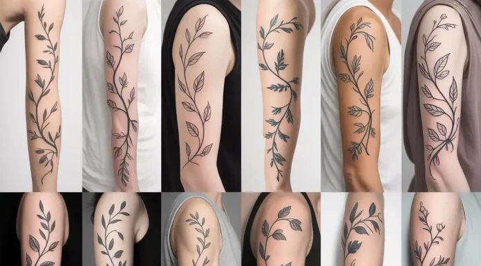 23 Vine Arm Tattoo Ideas Wrapping Beautifully for Flowing Natural Style