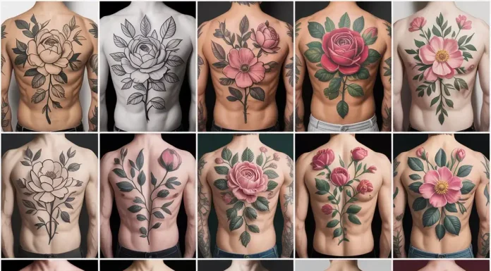 24 Men’s Floral Tattoo Designs Blending Masculine Strength With Art