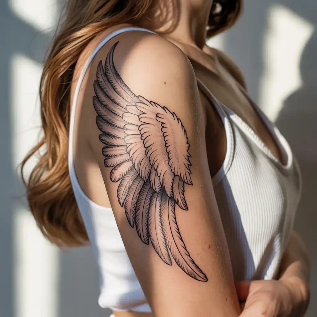 Angelic Wing Detail