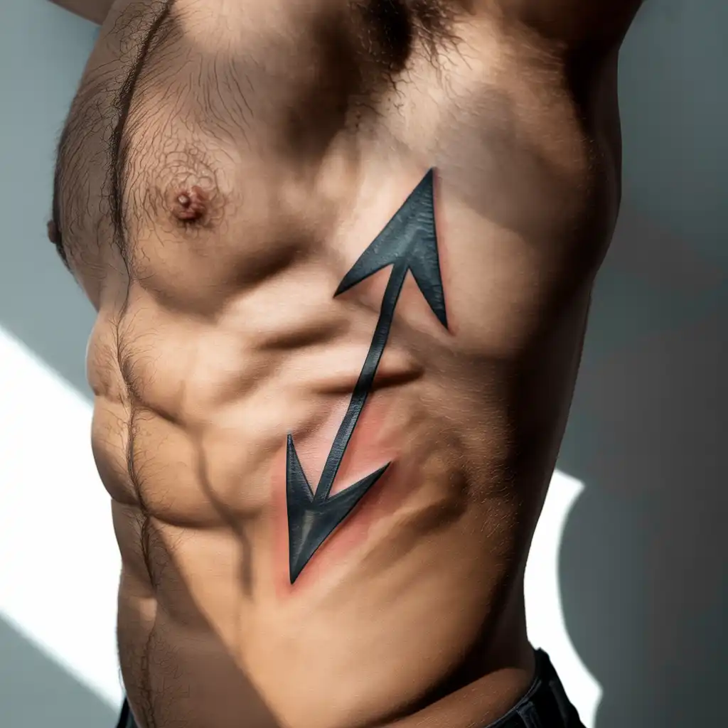Arrow Rib Tattoo