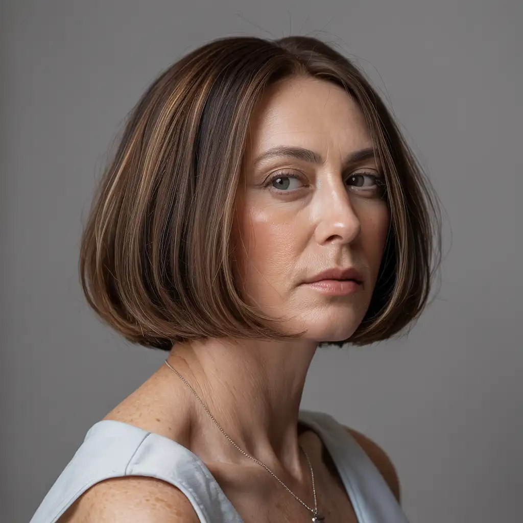 Blunt Bob with Texture