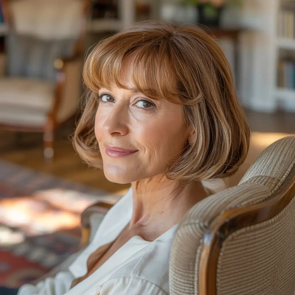 Classic Bob with Side Bangs