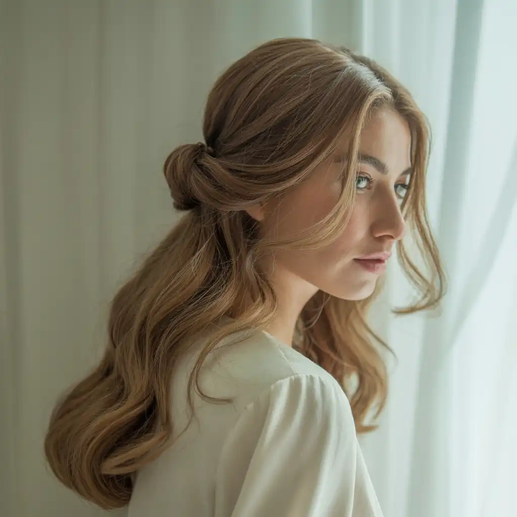 Classic Half Up Style