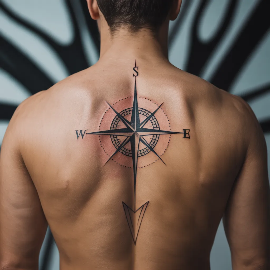 Compass with Arrow