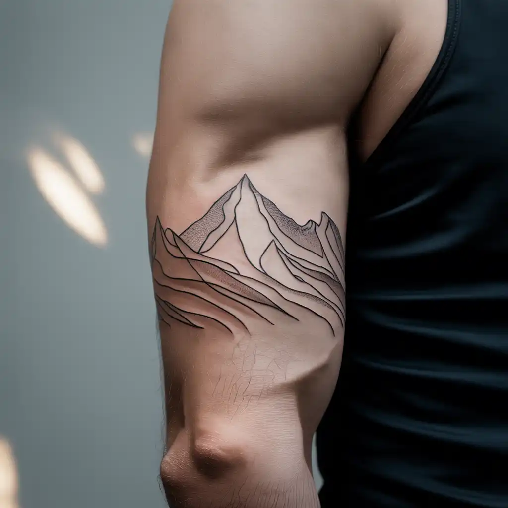 Continuous Line Landscape