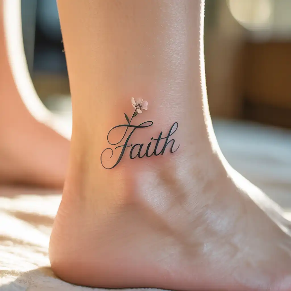 Cross with Word “Faith”