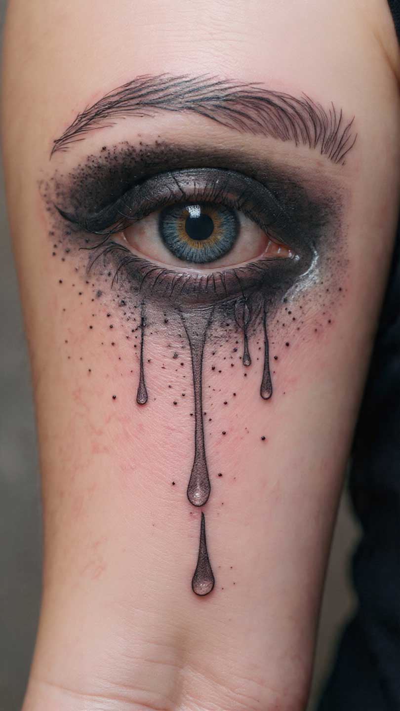 Crying Eye Tattoo Meaning