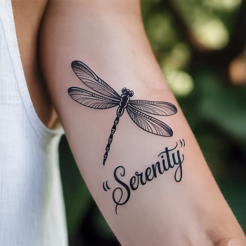 Dragonfly with Name or Date