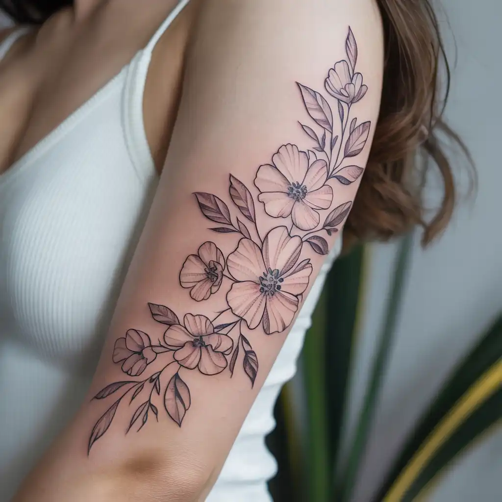 Elegant Floral Full Sleeve