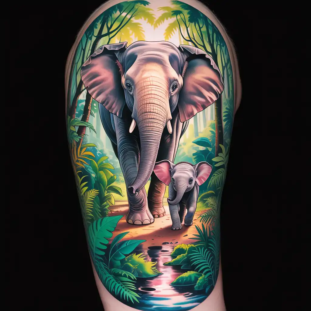 Elephant Family Journey Sleeve