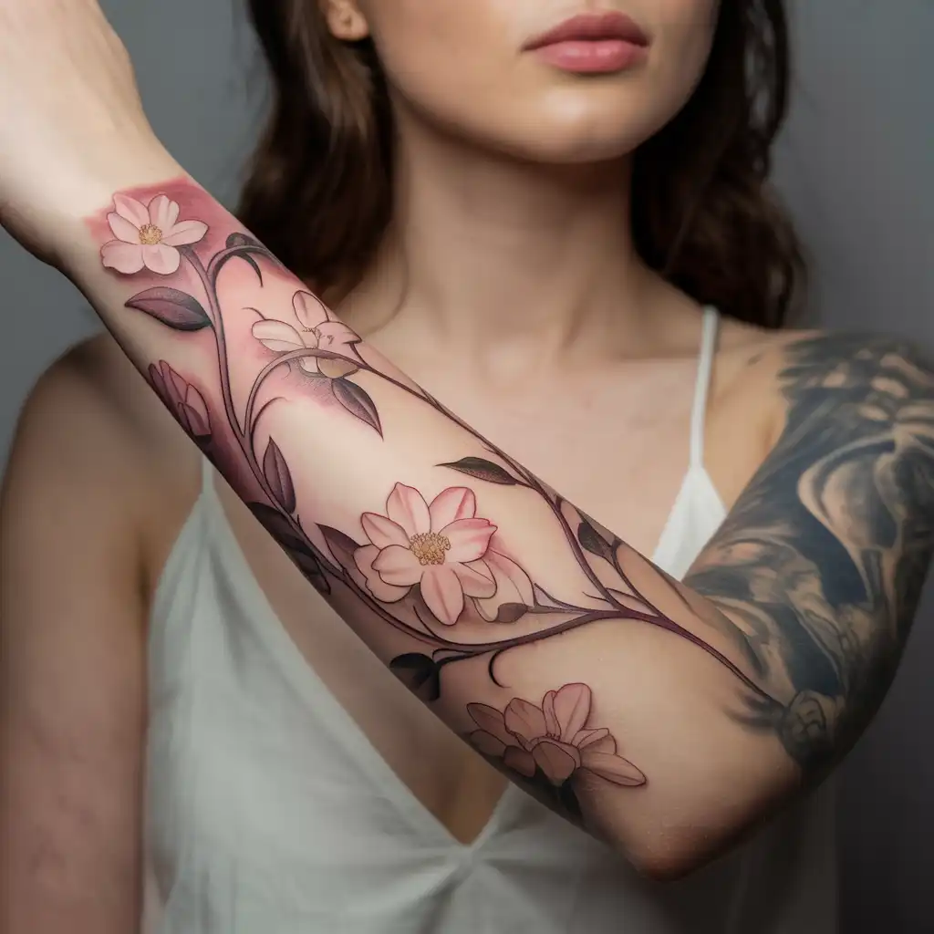 Feminine Portrait Art Sleeve