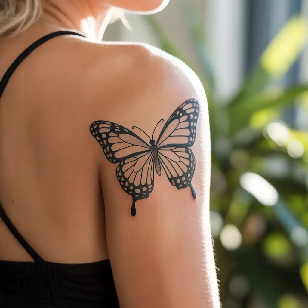 Fine Line Butterfly Story