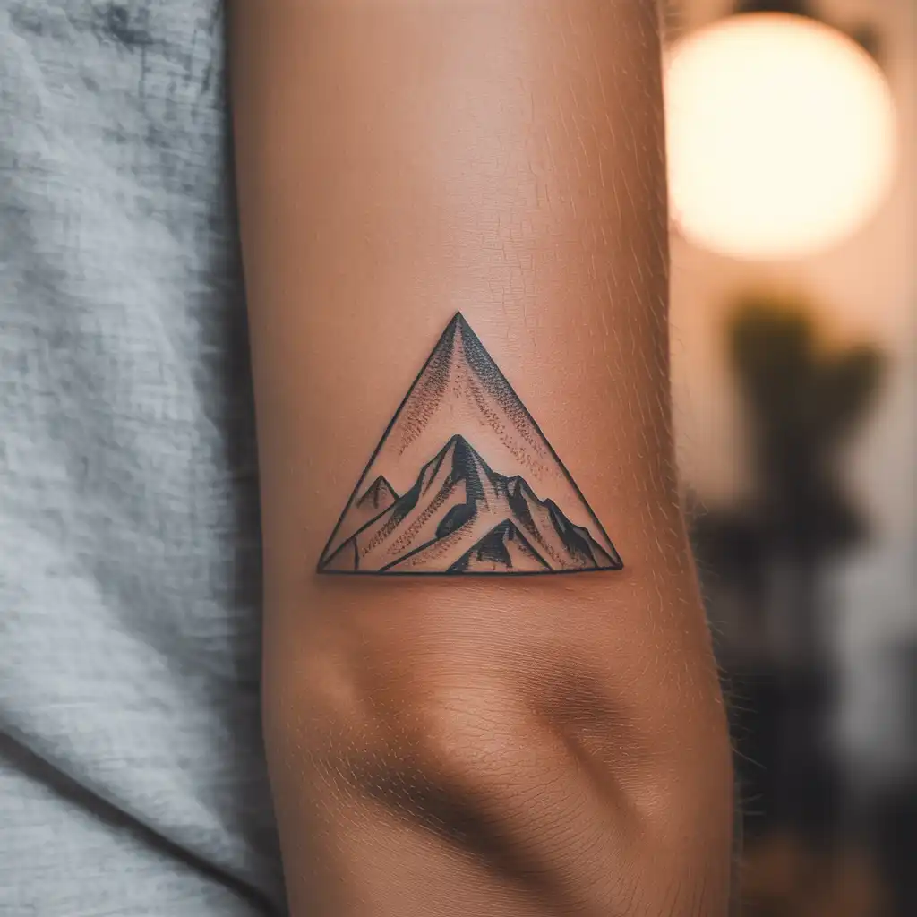 Geometric Mountain Triangle