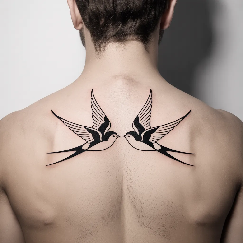 Loyalty and Fidelity with Swallow Tattoo