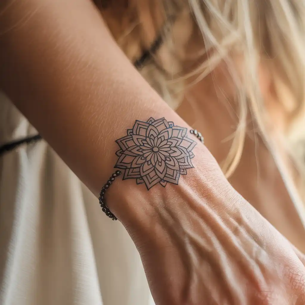 Mandala Bracelet Tattoo