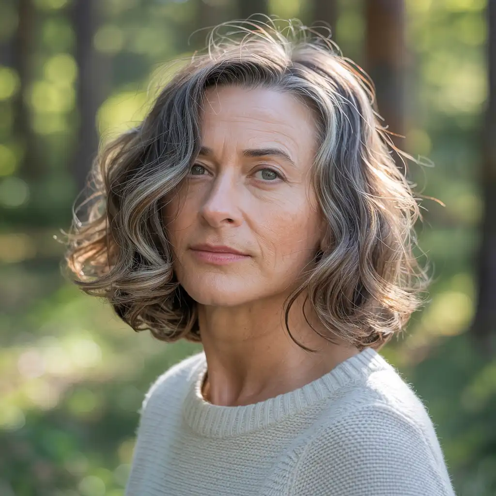 Medium-Length Wavy Cut