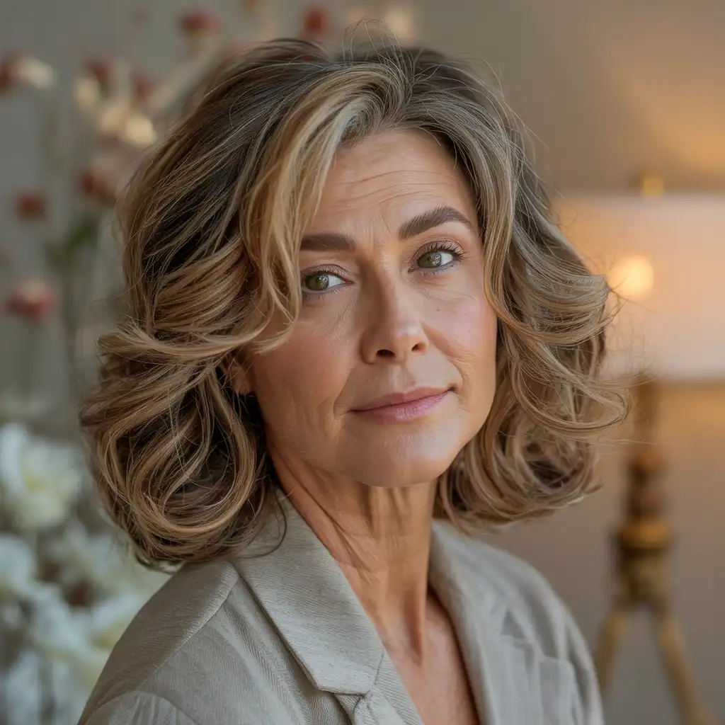 Medium Length with Face-Framing Layers