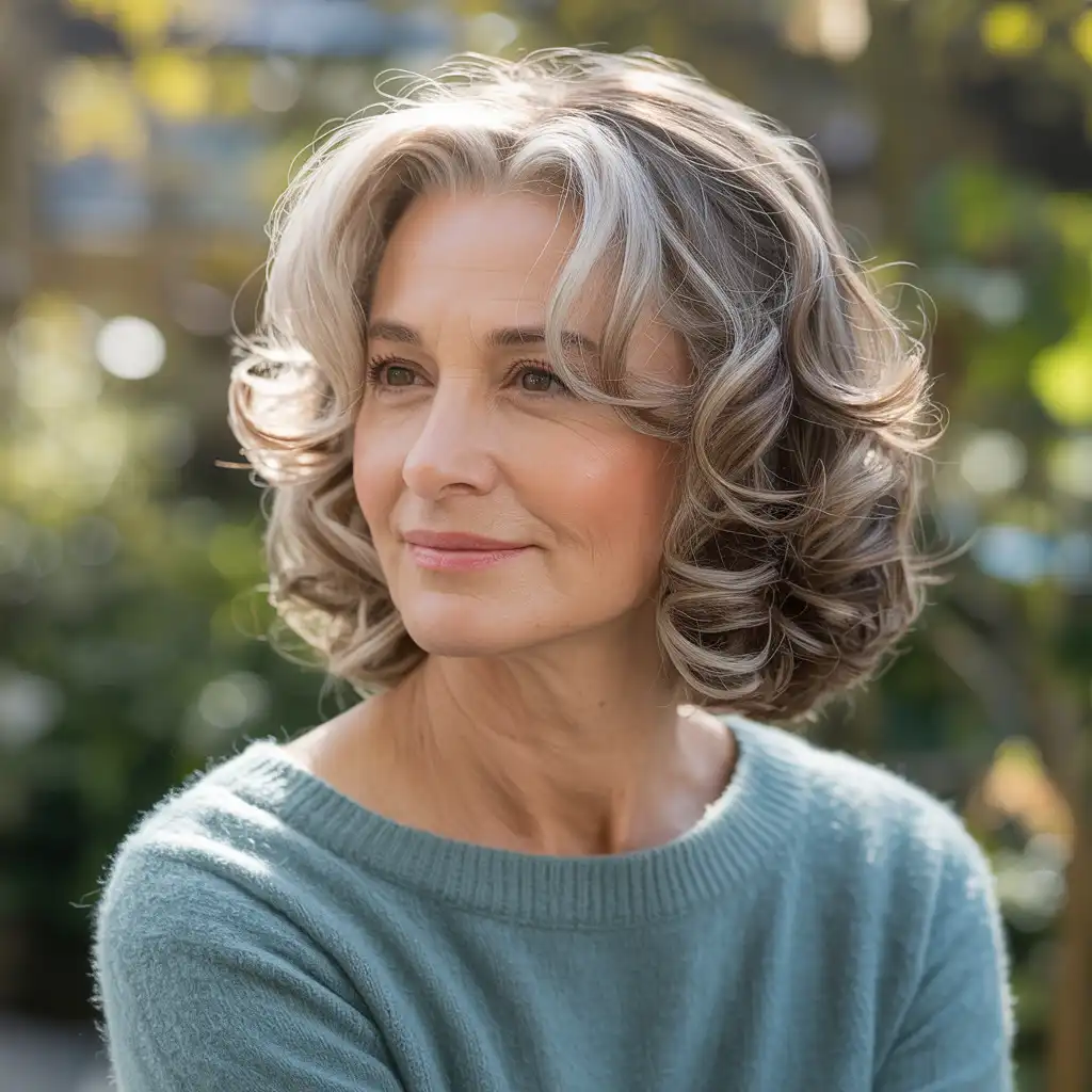 Medium Length with Soft Curls