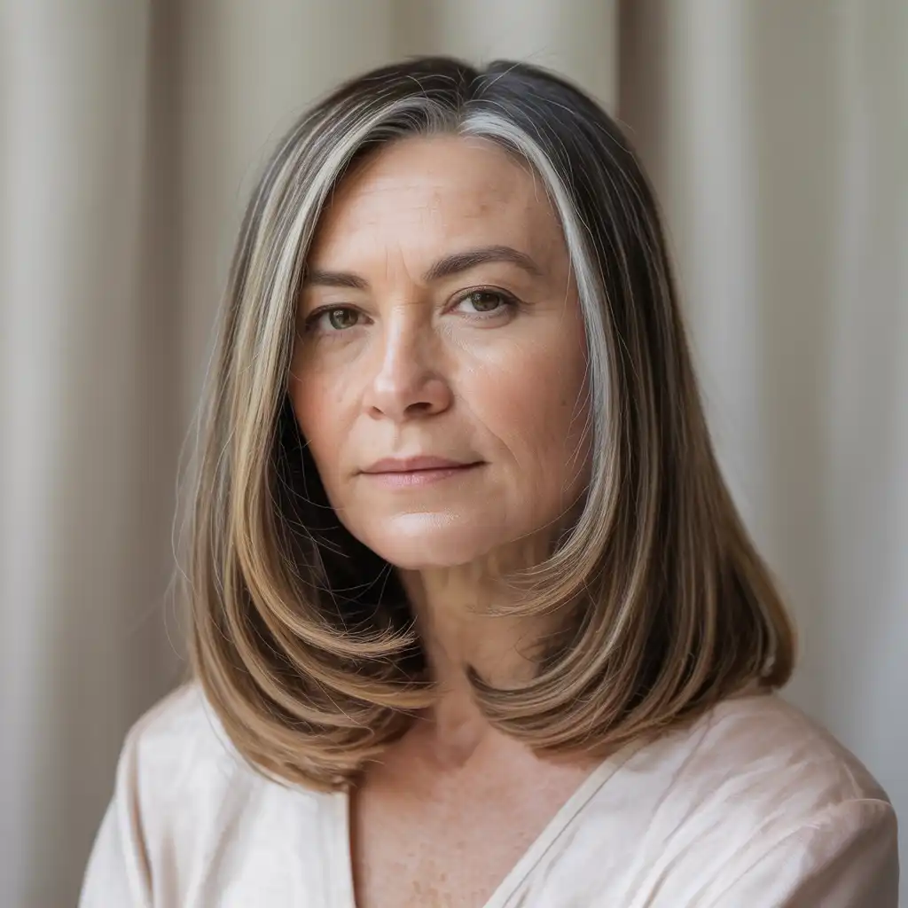 Medium Straight Cut with Layers