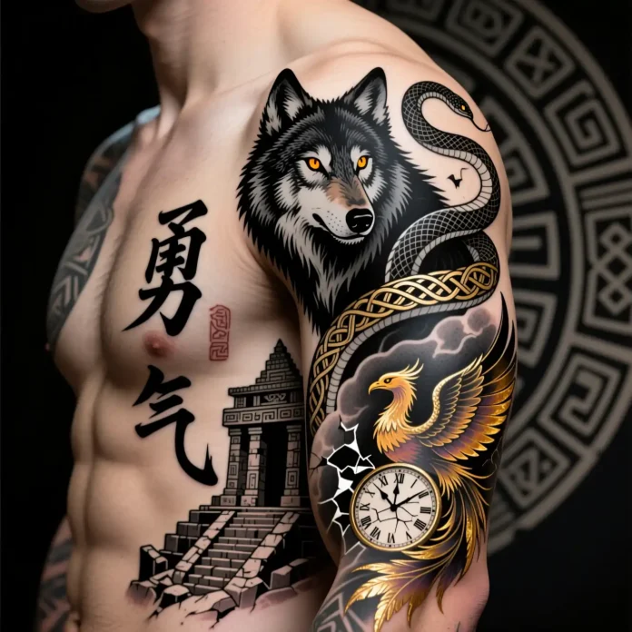 Men’s Half Sleeve Tattoo Ideas Shaping Bold Detailed Expression