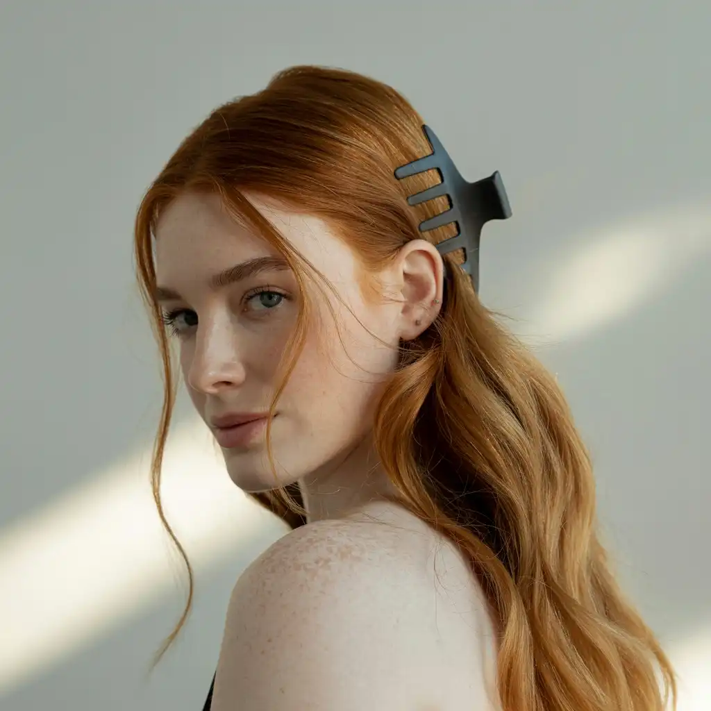 Minimalist Clip Updo