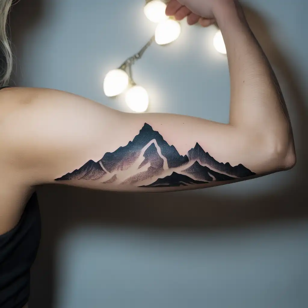 Mountain Range Silhouette