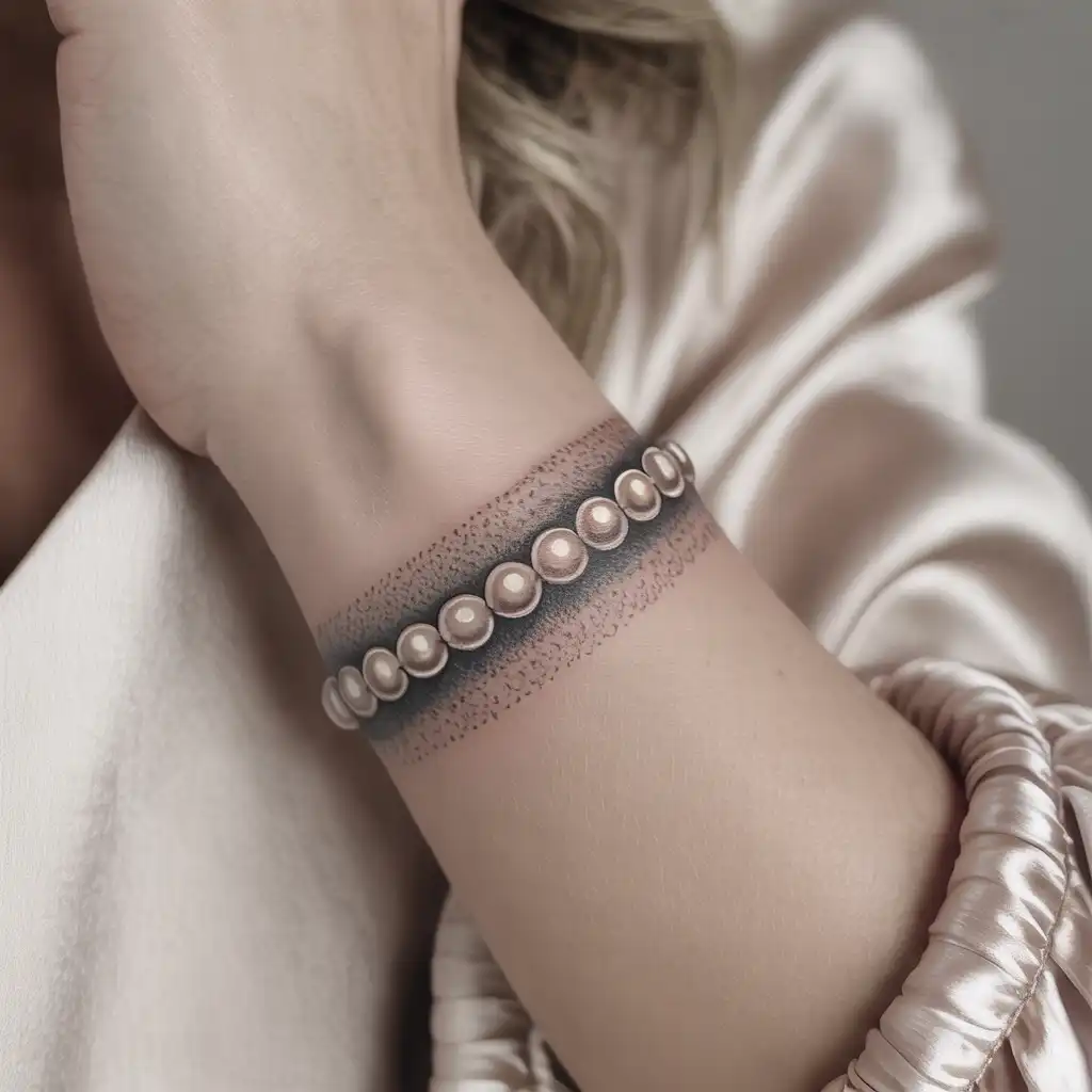 Pearl Bracelet Tattoo