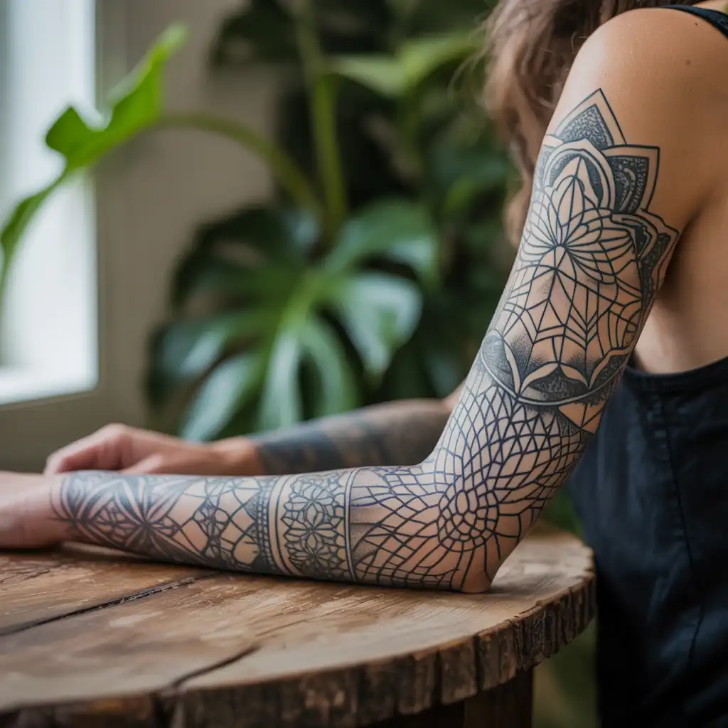 Sacred Geometry Sleeve