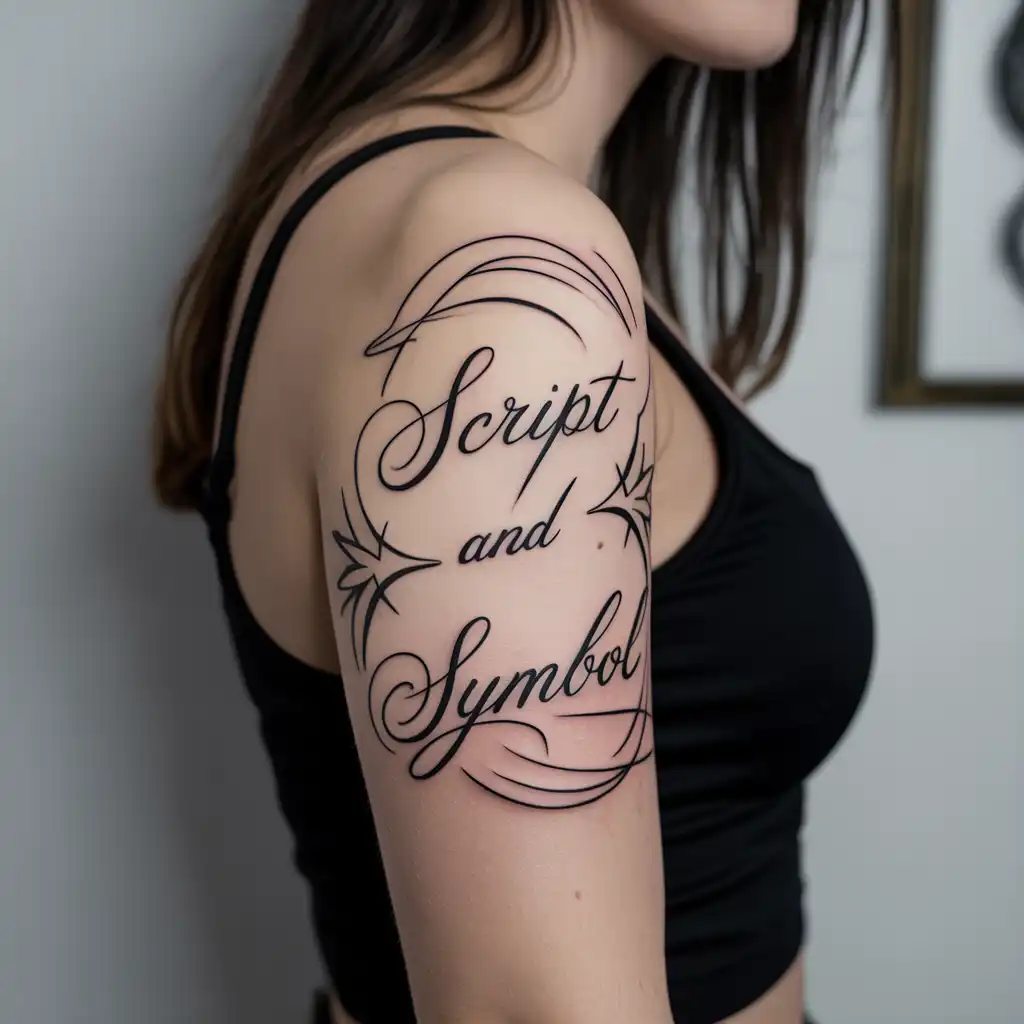 Script and Symbol Sleeve