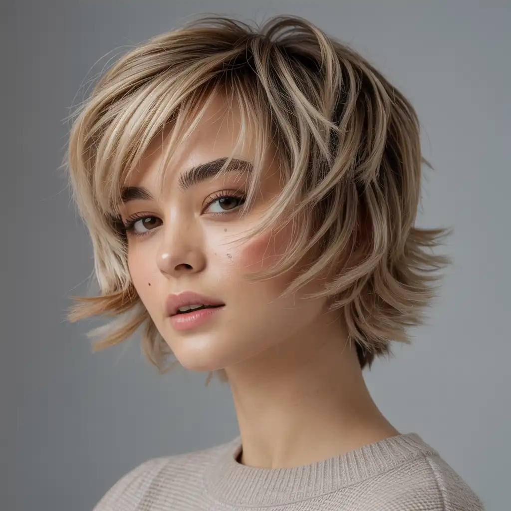 Short Shag for Fine Hair