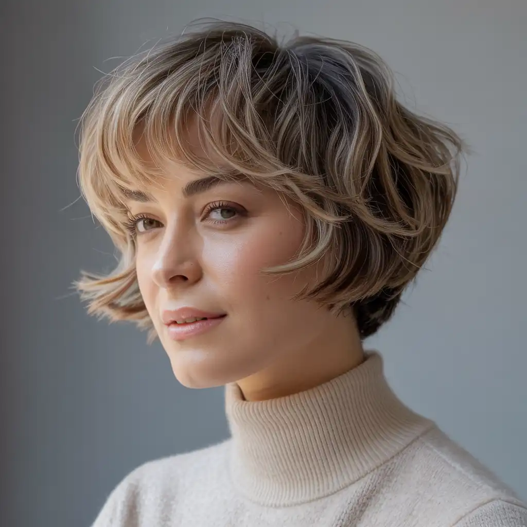 Short Shag with Bangs