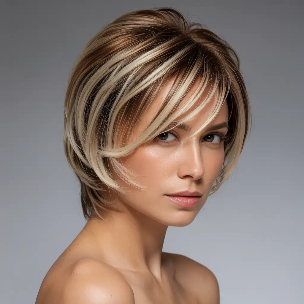 Short Shag with Highlights